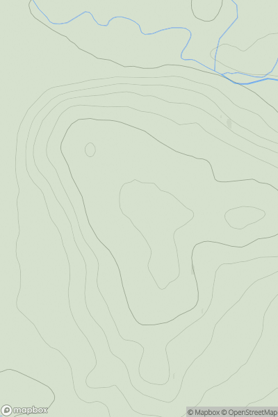 Thumbnail image for Newmill Hill [Fraserburgh to the Dee Valley] showing contour plot for surrounding peak